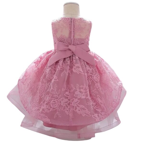 Pink Colour Party Dress for Girls