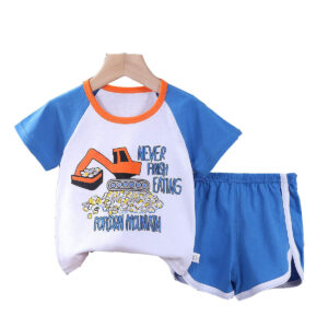 Baby Boy Short Sleeve Tops Pants Tshit