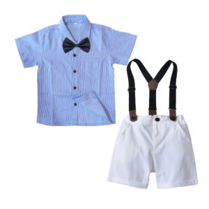 Blue Shirt & White Short
